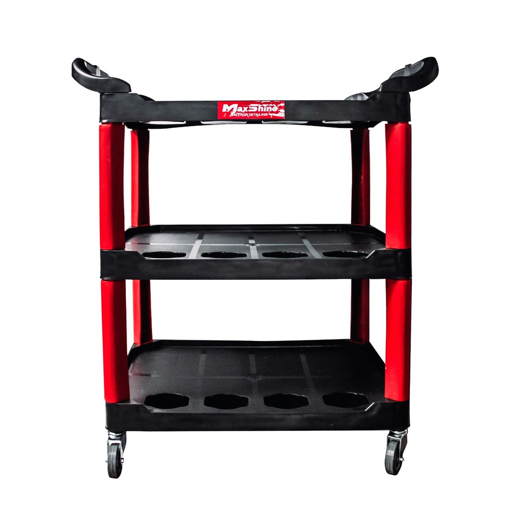 Kệ để đồ chăm sóc xe có bánh đẩy MAXSHINE Utility Universal Detailing Cart chamsocxestore