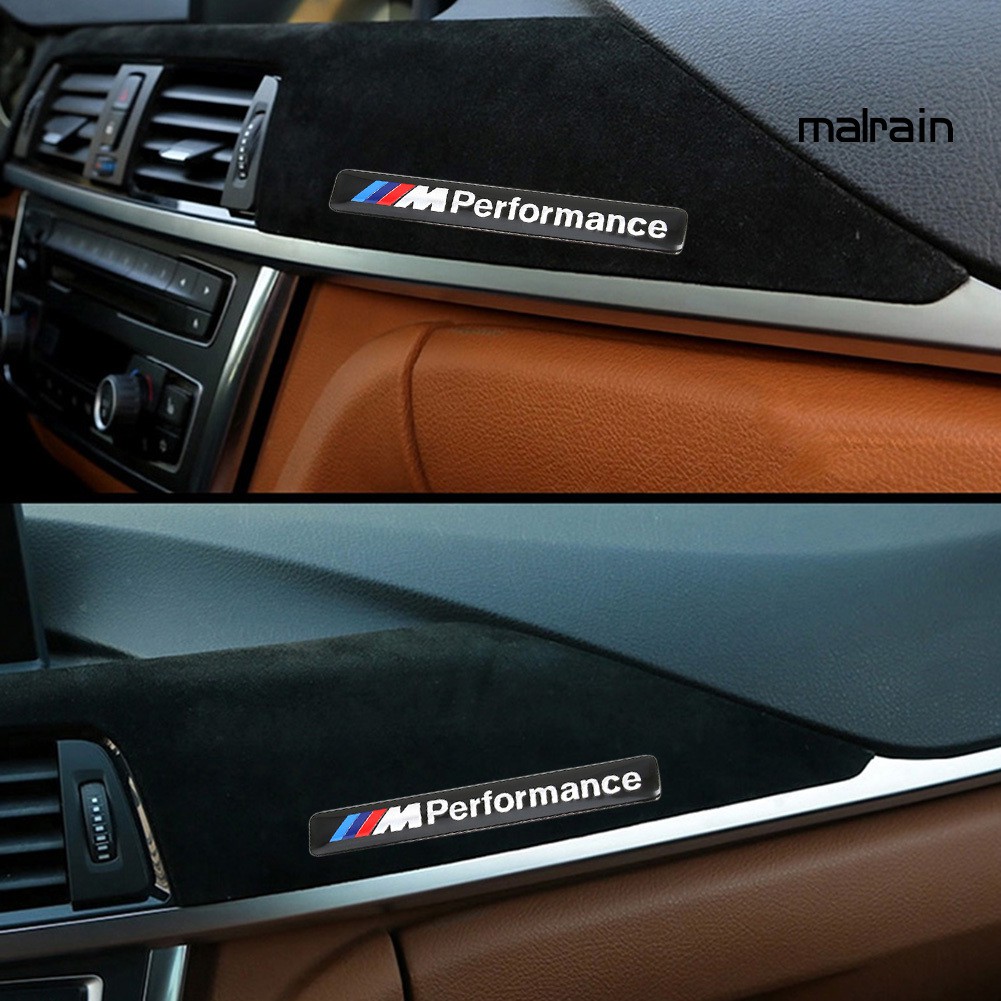 【VIP】M Performance Metal Logo Car Sticker  Emblem Badge Interior Decoration for BMW