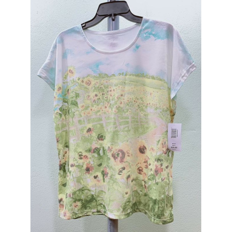 Áo thun hoa cotton Bon Worth