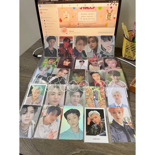 Có sẵn các loại card NCT 127 NCT DREAM chính hãng