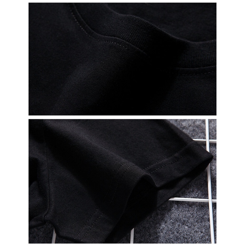 Áo Thun Tay Ngắn Bằng Cotton Nguyên Chất In Họa Tiết Hoạt Hình Phong Cách Đường Phố Dành Cho Nam