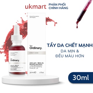 Tinh Chất The Ordinary AHA 30%+BHA 2% Peeling Solution 30ml