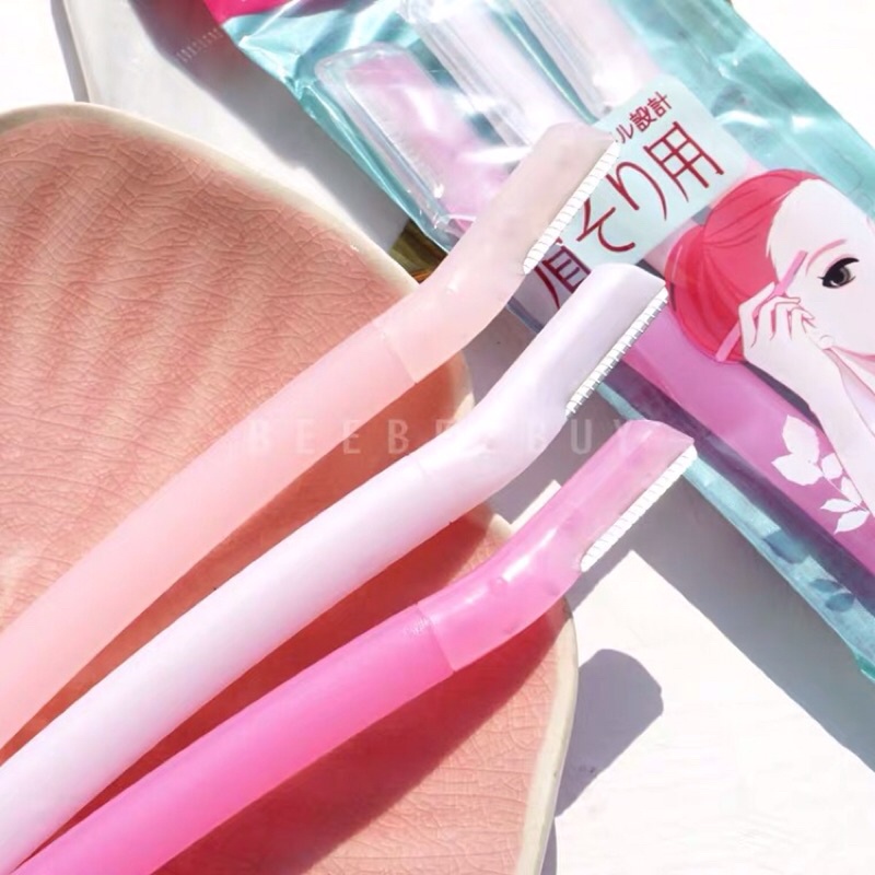 Set 3 dao cạo lông mày Shiseido Prepare Nhật Bản