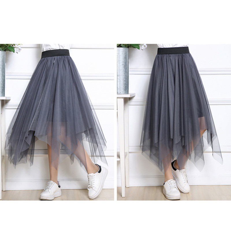 Chân váy lưới tutu 2 lớp quý phái dành cho nữ | BigBuy360 - bigbuy360.vn