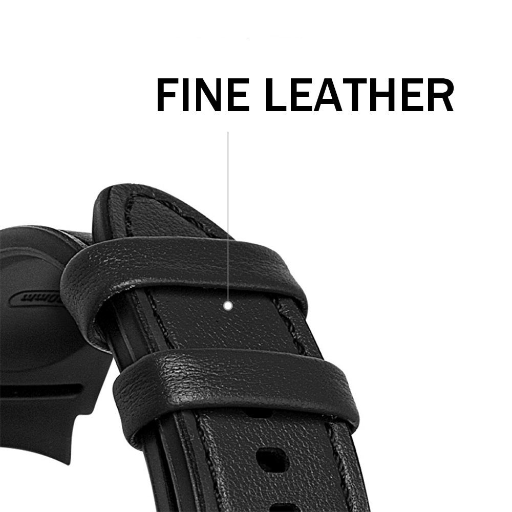 Dây đeo da cao cấp cỡ 20mm dành cho đồng hồ thông minh Samsung Galaxy Watch 4 40mm 44mm 4 Classic 42mm 46