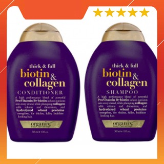 Căp dầu gội , xã biotin & collagen ogx mọc tóc ,ngăn rụng tóc 385ml chính hãng
