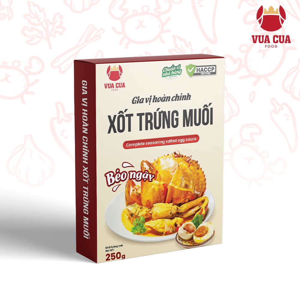 - Xốt Trứng Muối Vua Cua 250g