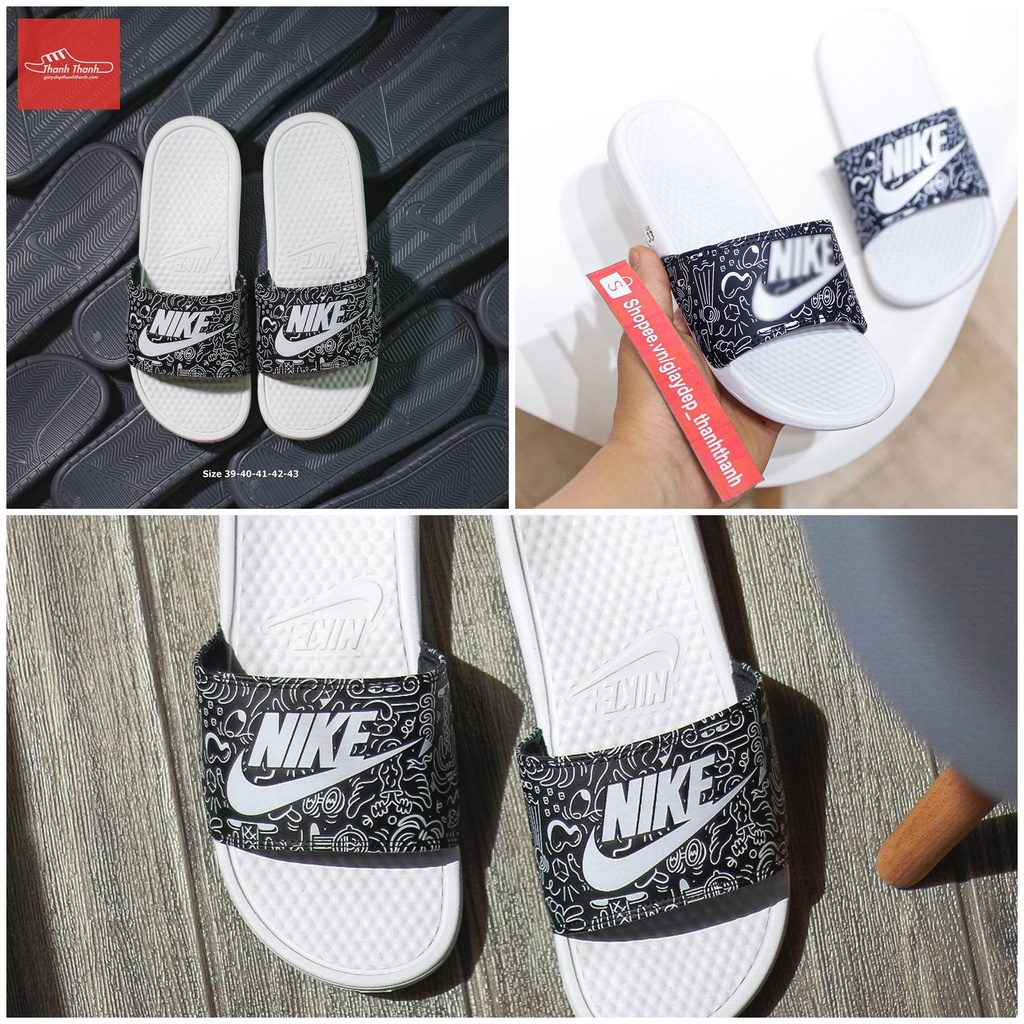 combo dép nike gia đình ba,mẹ và bé siêu dễ thương