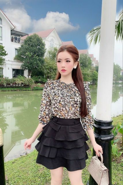 Sơ mi hoa tiểu thư | BigBuy360 - bigbuy360.vn