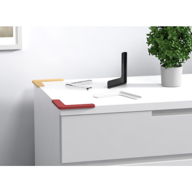Miếng bịt cạnh cửa, góc bàn an toàn cho bé - Chất liệu silicon cao cấp