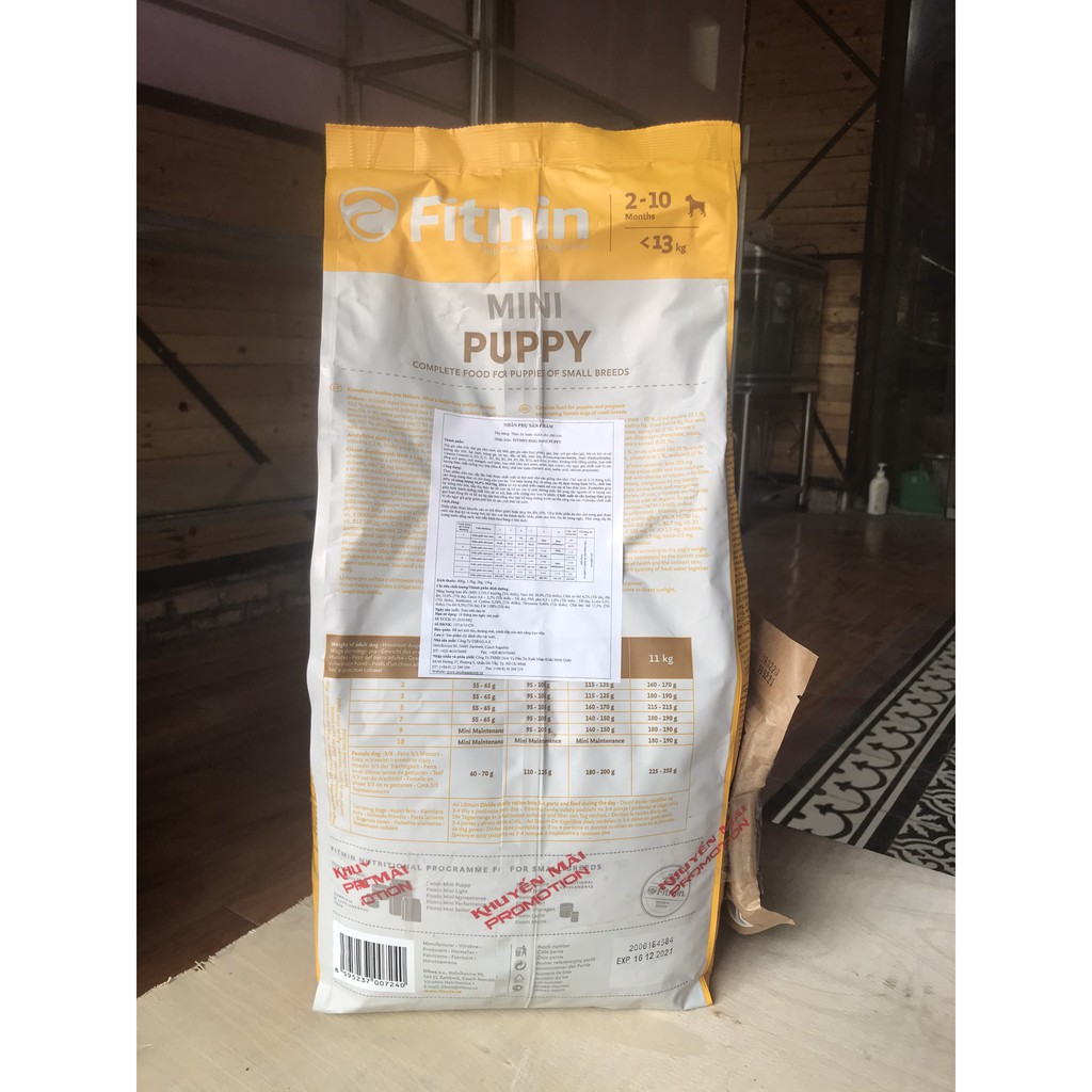 Thức ăn cho chó con - Fitmin Dog Mini Puppy 3kg