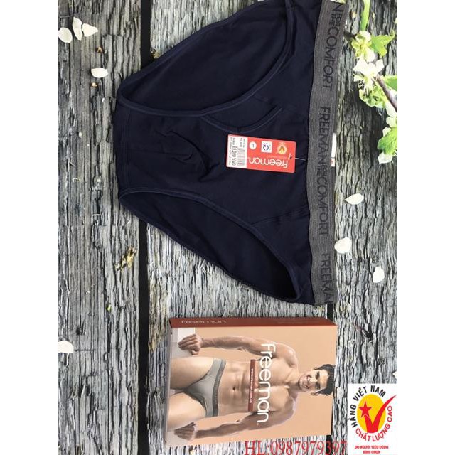 Quần lót nam Freeman - MS6046 - giá tem cty 65k -bán lẻ 44k -MS:6046cotton 4 chiều
