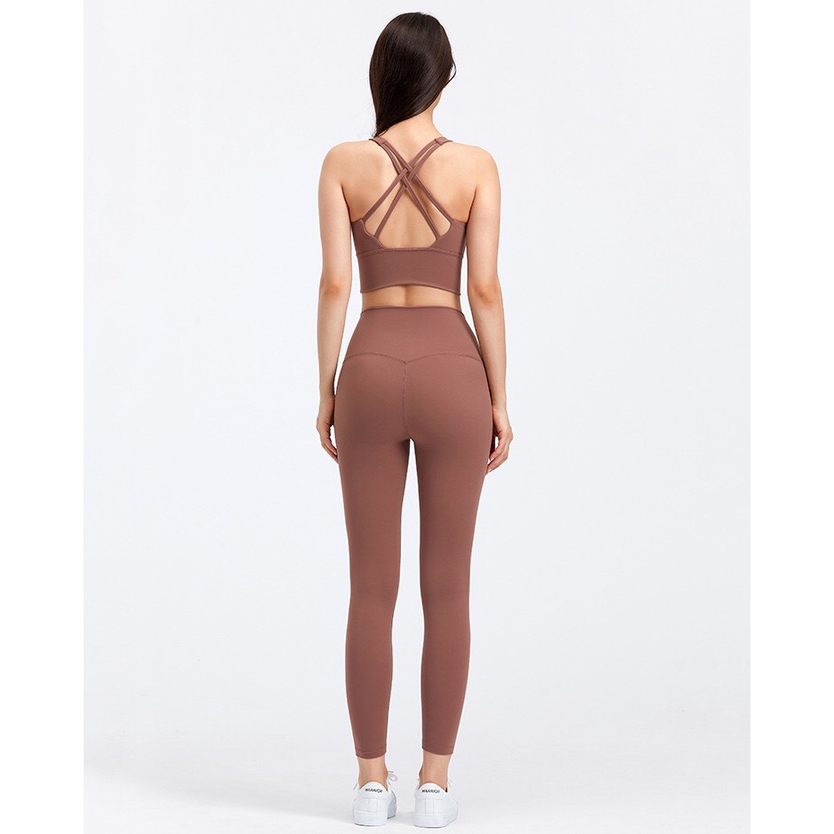 Bộ Đồ Tập Yoga Phong Cách Thể Thao Dành Cho Nữ