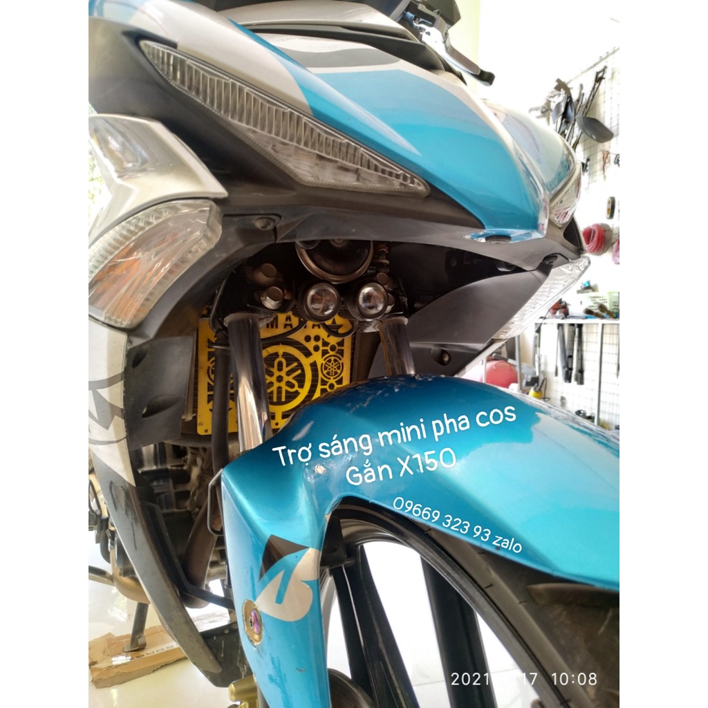 Đèn Trợ Sáng Mini Bi Cầu Mini Xe Máy Chính Hãng gắn oto xe máy