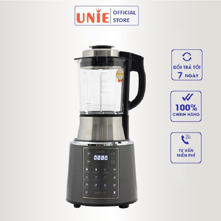 Máy làm sữa hạt đa năng 1800W với 10 chức năng chất liệu INOX 304 cao cấp UNIE - V6S