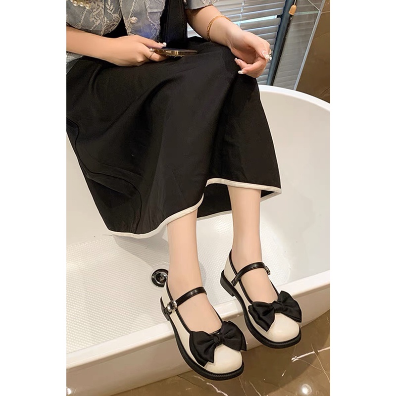 [GIÁ RẺ TẸT GA] Giày búp bê Lolitas nơ xinh da mềm thời trang mới nhất