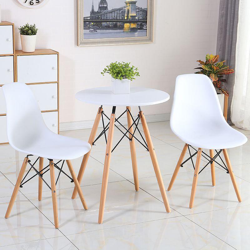 BÀN TRÒN EAMES CHÂN GỖ SỒI CAO CẤP NHẬP KHẨU- PHÒNG KHÁCH PHÒNG LÀM VIỆC PHÒNG ĂN PHÒNG CHỜ