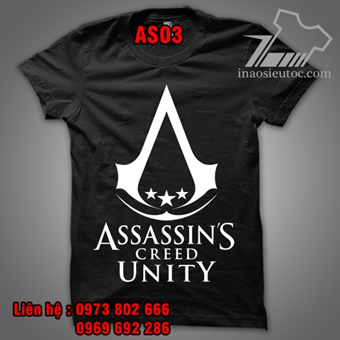 ÁO THUN ASSASIN CREED cực HOT khuyến mại khủng giá rẻ dẹp