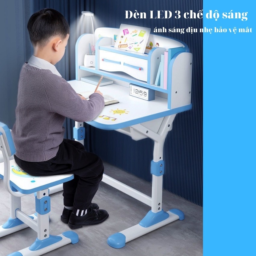 (Mẫu mới) Bàn học sinh thông minh tinomax M01 chống gù chống cận dành cho  trẻ em,tặng kèm đèn led | BigBuy360 - bigbuy360.vn