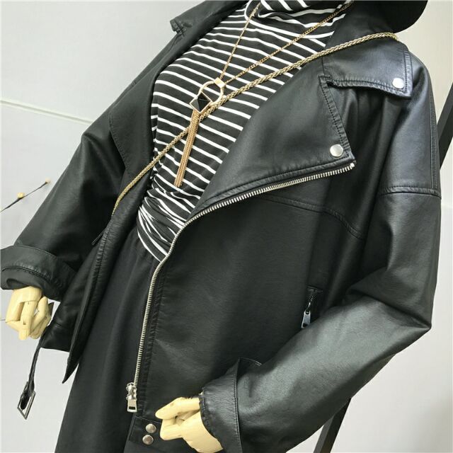 Jacket da dáng thụng oversize | BigBuy360 - bigbuy360.vn