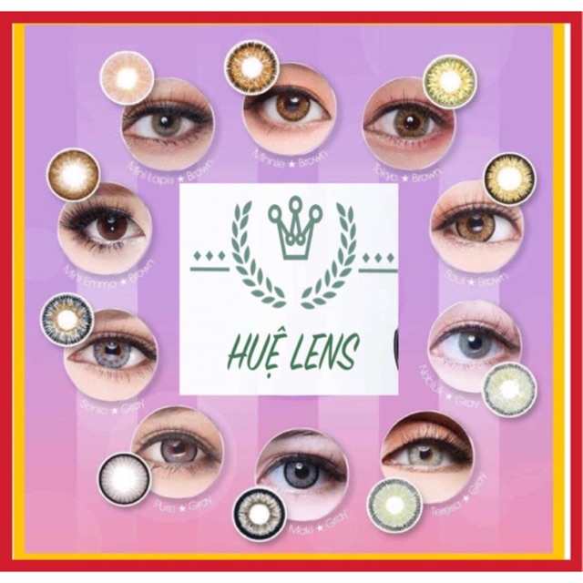 LENS CẬN TỪ 0.5 ĐẾN 6 ĐỘ - KÍNH ÁP TRÒNG- LENS MẮT