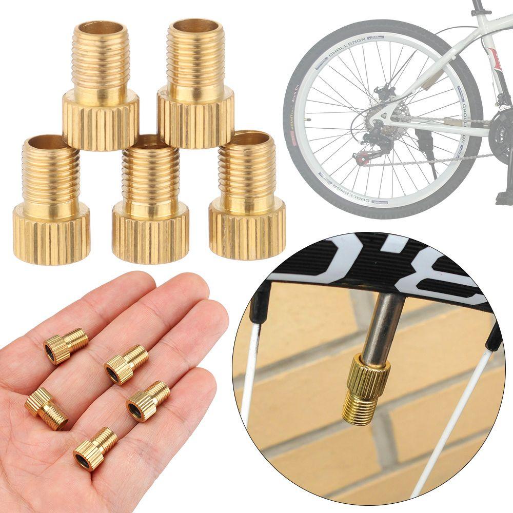 MUVAKO Bộ 5 Van Xe Đạp Bằng Đồng Thau Chất Lượng Cao