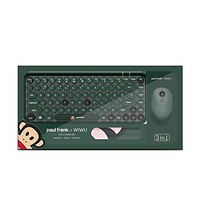 Bàn Phím Wiwu Paul Frank 3 In 1 Dành Cho PC Bộ Kết Hợp Chuột Và Bàn phím - Hàng Chính Hãng