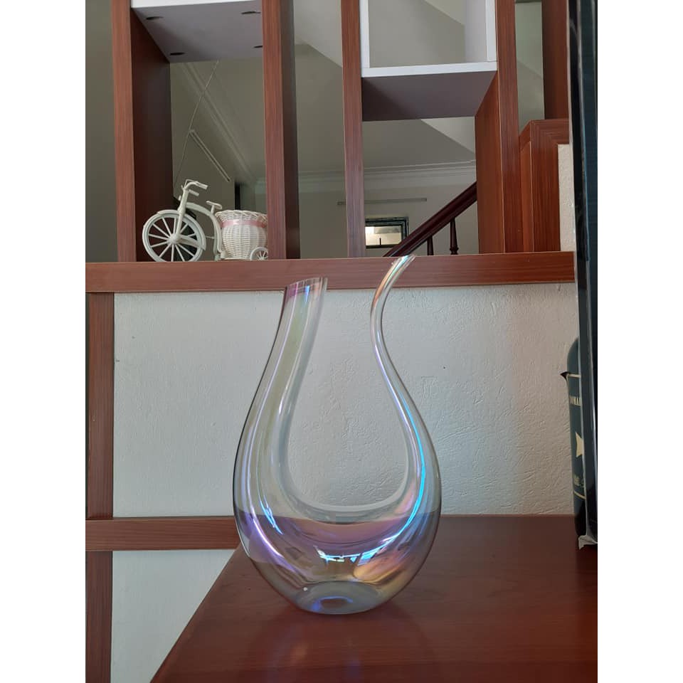 Bình thở rượu vang - Decanter Thiên Nga chữ U dung tích 1500ml