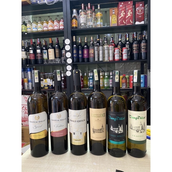 [Chính Hãng] Vang Đà Lạt Trắng 12 750ml