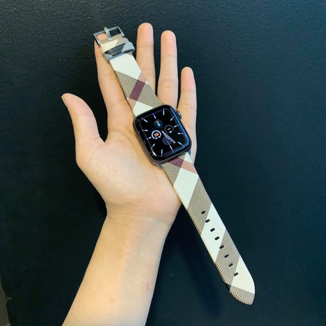 DÂY DA PHỐI SỌC BBR DÀNH CHO APPLE WATCH 38/40/42/44mm