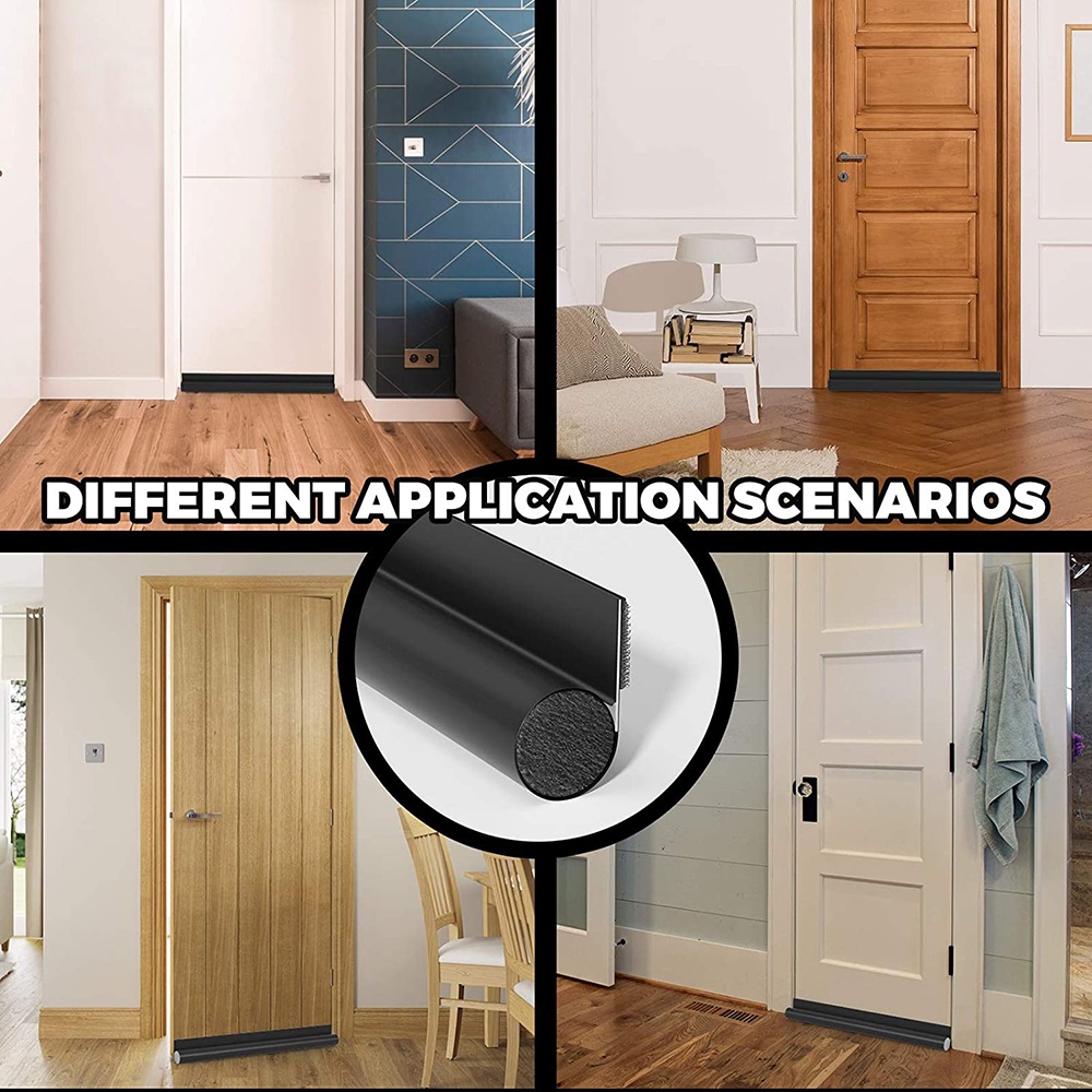 A-LIFE Dải Chặn Khe Cửa Cách Nhiệt Chống Bụi Tùy Chỉnh 96cm Nhiều Màu Tiện Dụng