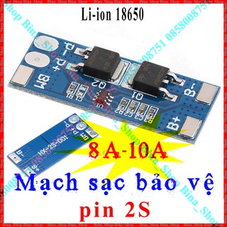 Mạch sạc bảo vệ pin 2S 8.4V 8A-10A Li-ion HX-2S-D01