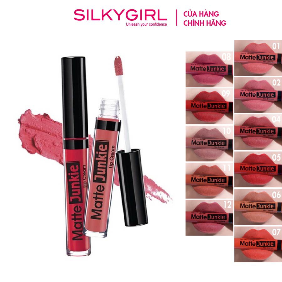 Son Kem Lì Lip Cream Silkygirl Matte Junkie 5.8ml