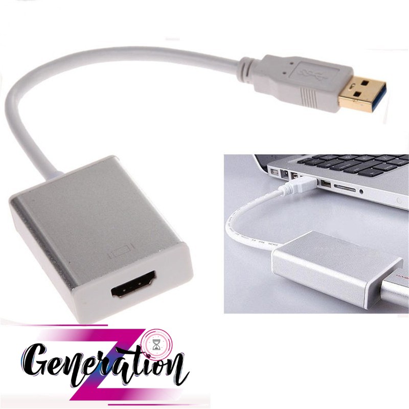 Cáp chuyển usb 3.0 ra HDMI ĐẦU CHUYỂN LOẠI TỐT SIÊU BỀN