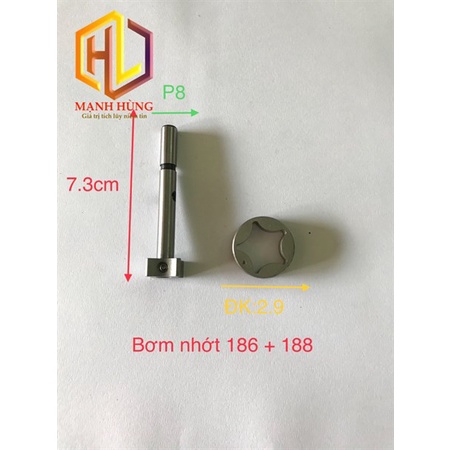 Bơm Nhớt 186=188 phụ tùng Hùng Lỳ phụ tùng máy nông nghiệp