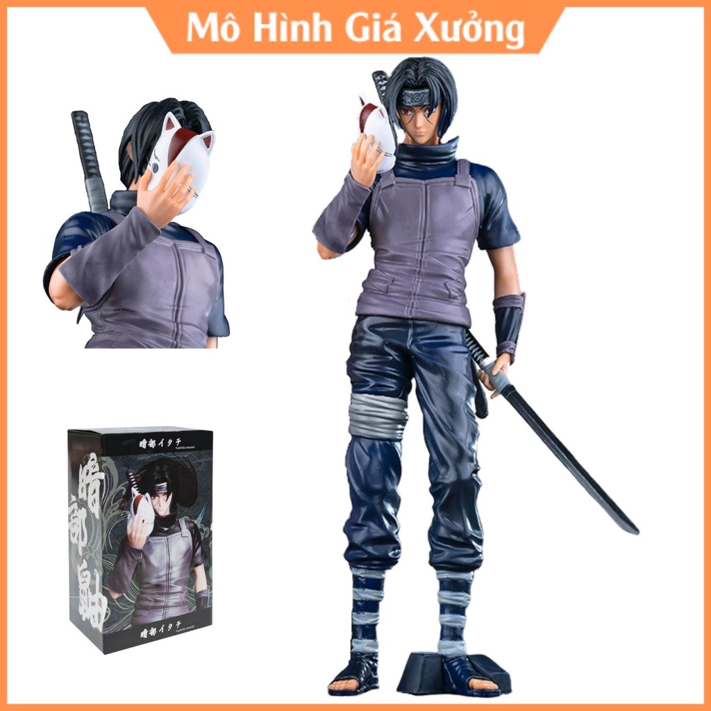 Mô hình Naruto ITACHI Akatsuki đeo mặt nạ hàng chất lượng cao 27cm  figure mô hình naruto , mô hình giá xưởng