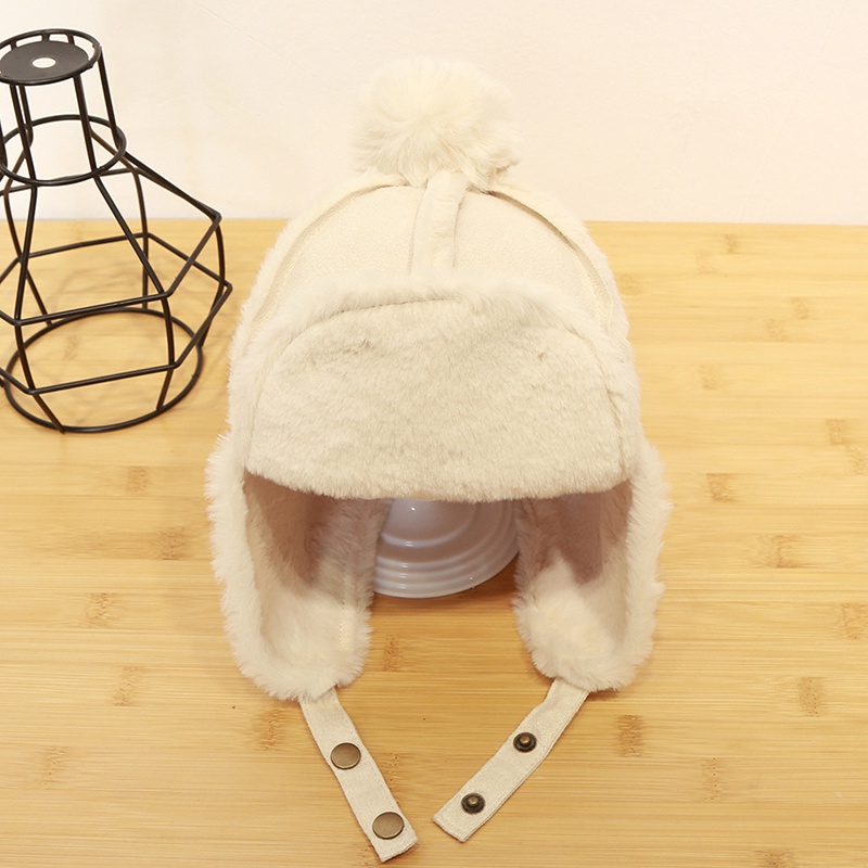 Mũ len trùm tai siêu dễ thương cho bé