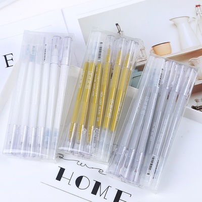 Bộ 12 Cây Bút Mực 0.6mm SeamiArt Màu Vàng / Bạc / Trắng