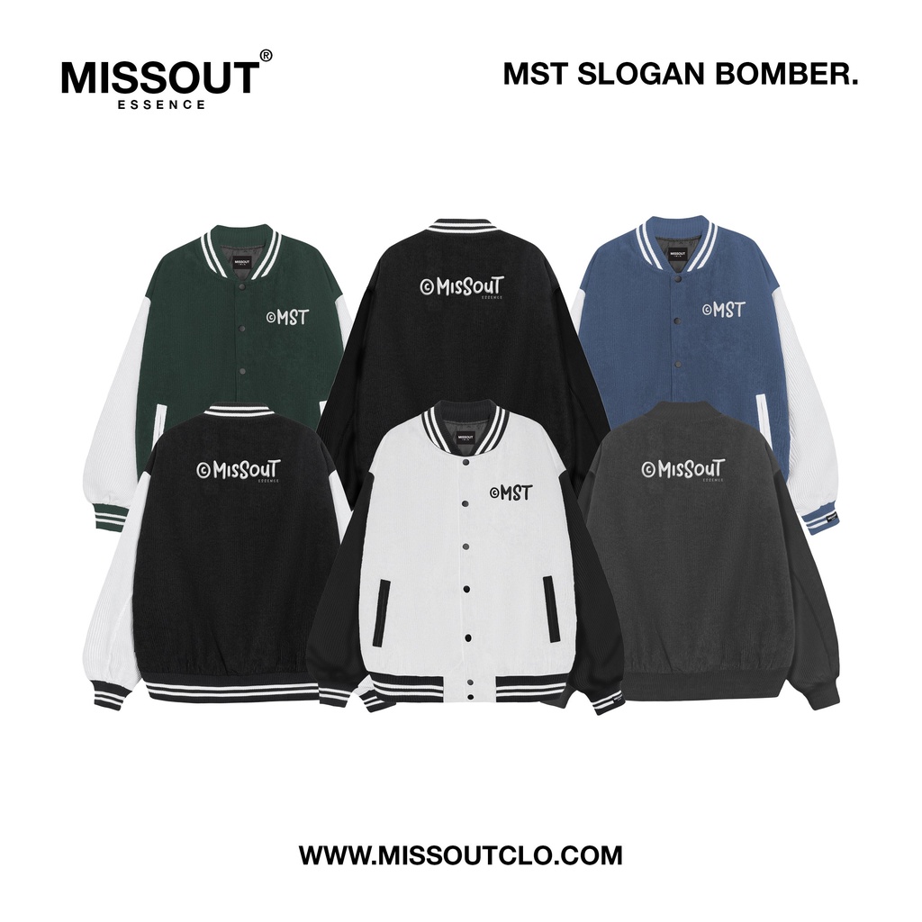 ÁO KHOÁC BOMBER MISSOUT