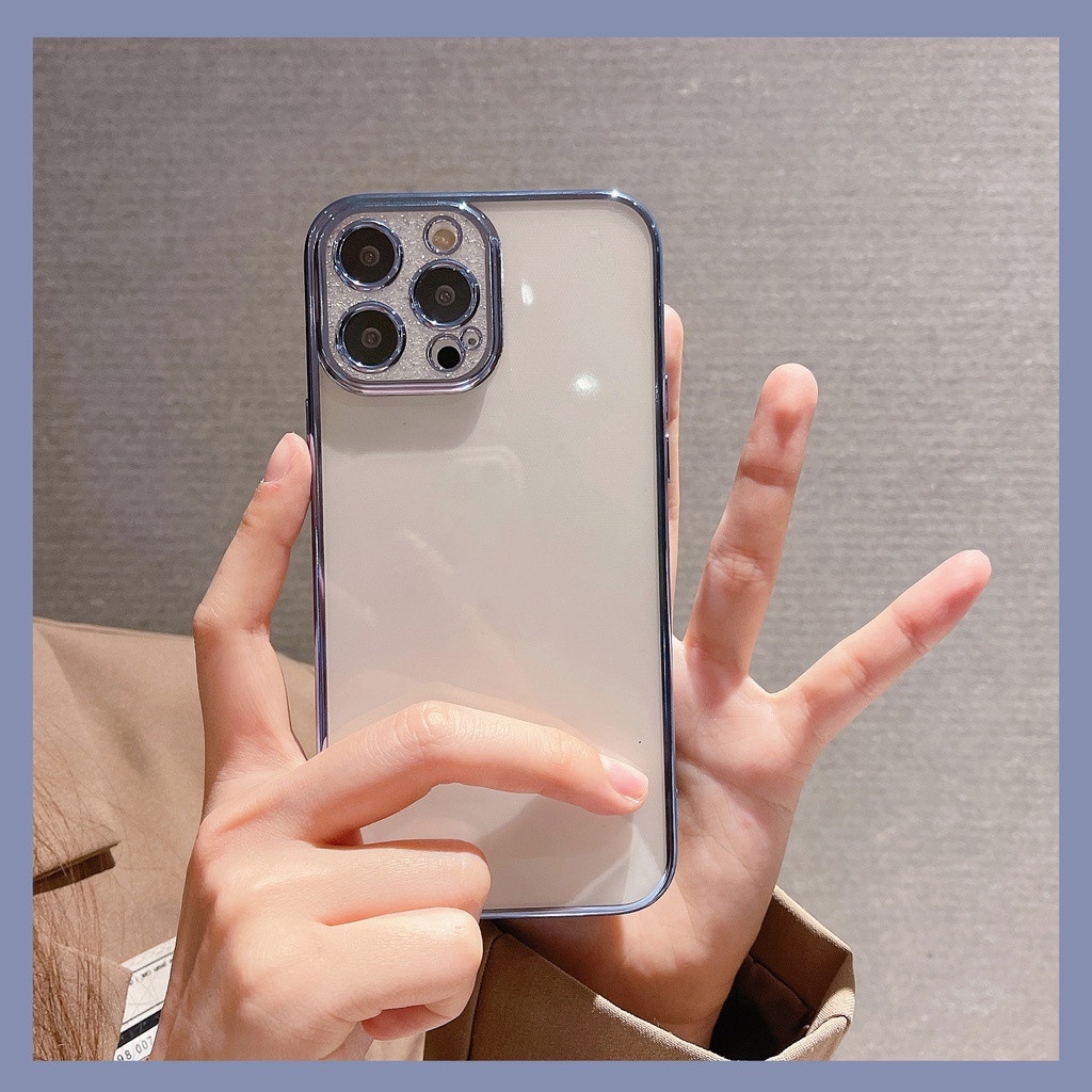 Ốp Điện Thoại TPU Mềm Họa Tiết Kim Cương Lấp Lánh Cho iPhone 13 Pro 12 11 Pro Max i11 11Pro 12pro