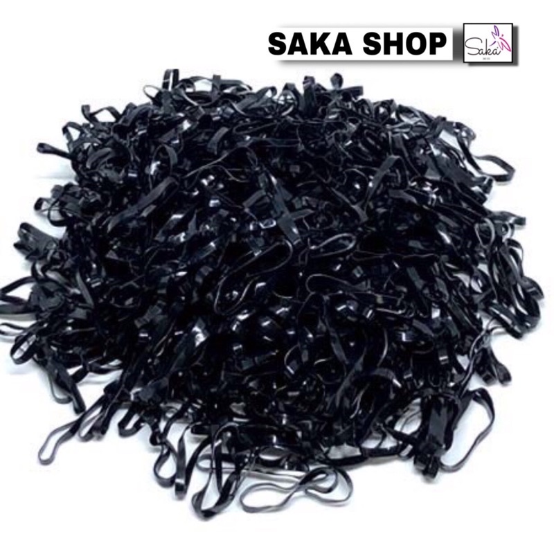 15 sợi dây chun buộc tóc nhựa dẻo siêu chắc siêu dai nhiều màu