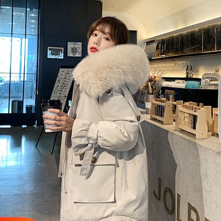 (ORDER) Áo khoác Parka nữ mũ lông lót nhung siêu ấm áp gọn dáng style Hàn Quốc nhiều màu
