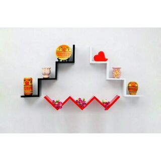 Kệ gỗ trang trí treo tường chữ V (sét 1 thanh)