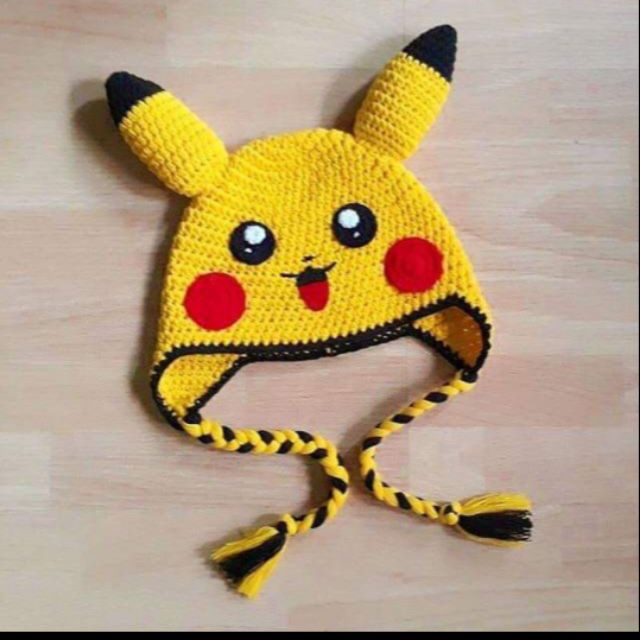 Nón len handmade PIKACHU dễ yêu
