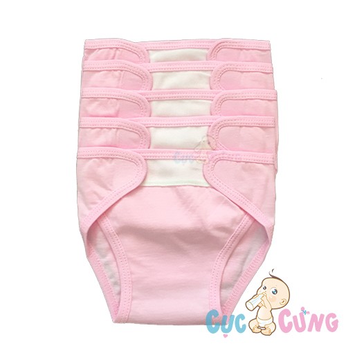 Tã vải dán Hello B&B Màu size L - 5 cái/bịch - màu hồng