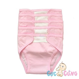 Tã vải dán Hello B&B Màu size L - 5 cái/bịch - màu hồng