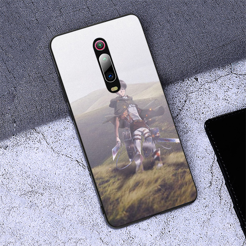 Ốp Lưng Silicone Mềm In Hình Attack On Titan Cho Xiaomi Mi A1 A2 A3 Lite 5x 6x F1 Poco X3 Nfc F2 Pro M3