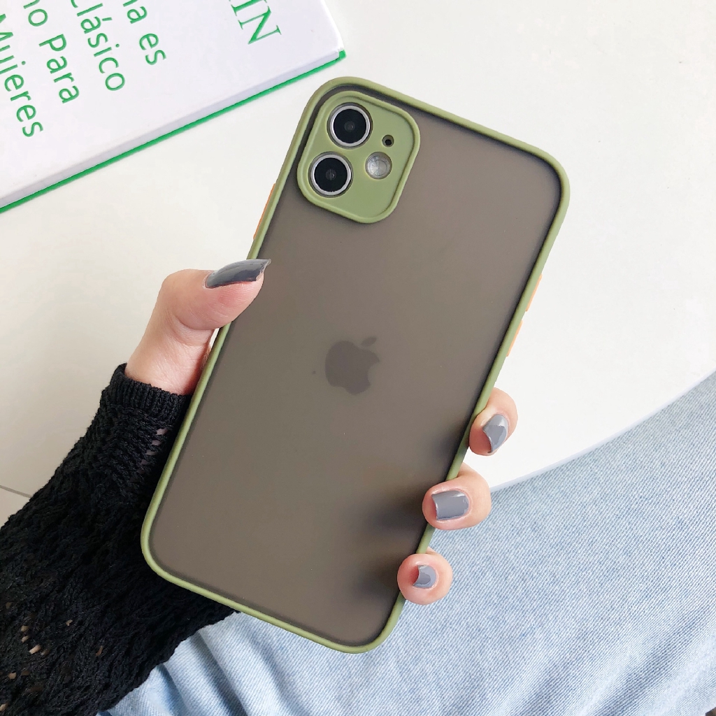 Ốp TPU mềm mặt nhám dành cho iPhone 6 6S 6Plus 7Plus 11 PRO MAX 7 8 X 8Plus XS X XR | BigBuy360 - bigbuy360.vn