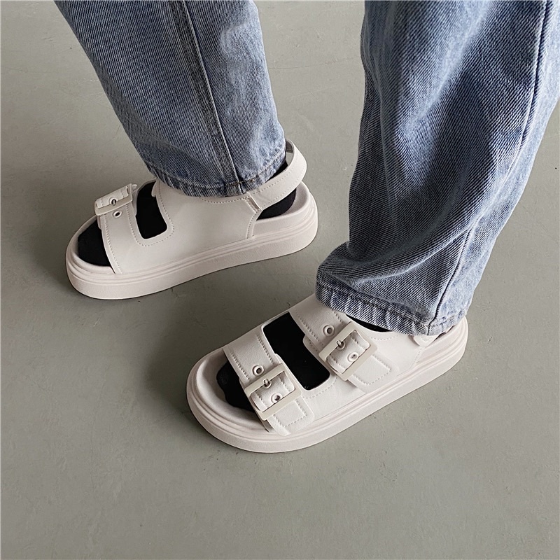 SANDALS 2 KHUY - SANDALS ĐI HỌC(KÈM VIDEO ẢNH THẬT)