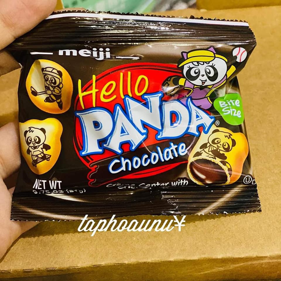 🌋 MỚI TOANH - SIU SIU NGON Bánh gấu Hello Panda Meiji Nhật Bản 🇯🇵.